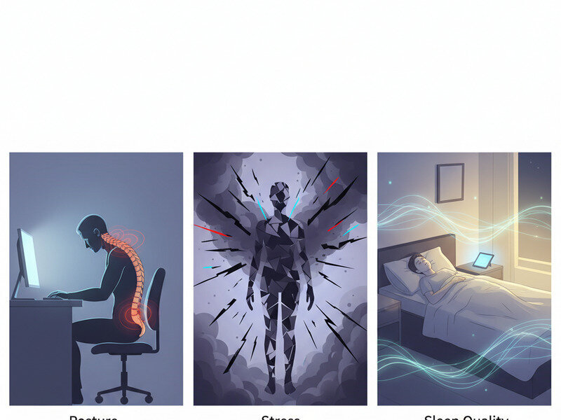 How Screen Time Influences Posture, Stress, and Sleep Quality hero image