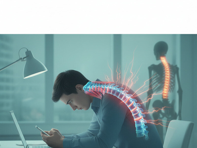 How to Protect Your Neck When Using Your Phone or Laptop hero image